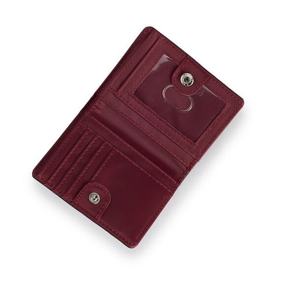 New Bokeh Wine Mini RFID-Blocking Bifold Wallet - Picture 3 of 3